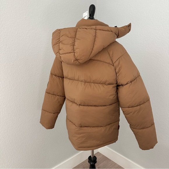 Urban Outfitters Brown Puffer Jacket with detachable hood - Picture 9 of 11
